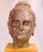 Head of Fasting Bodhisattva, Gandhara, 2nd -3rd century A.D.