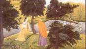 Gita Govinda, Radha and Companion Kangra  C1770A.D>